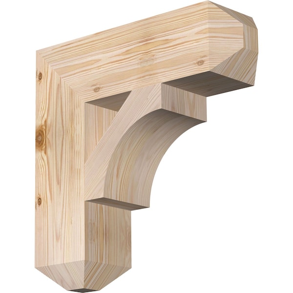 Ekena Millwork Westlake Craftsman Smooth Bracket, Douglas Fir, 5 1/2"W x 20"D x 20"H BKT06X20X20WTL04SDF - main